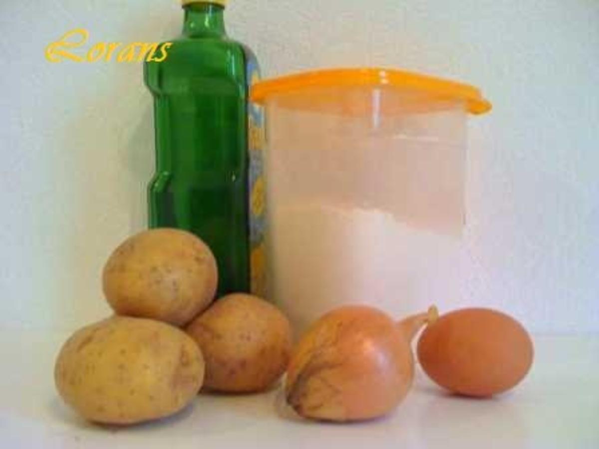 Kartoffelpuffer mit Schweinegulasch - Rezept - Bild Nr. 3