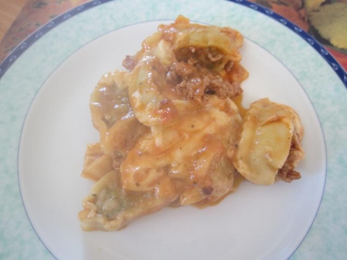 Mautaschen Lasagne - Rezept mit Bild - kochbar.de Mautaschen Lasagne - Rezept mit Bild - kochbar.de