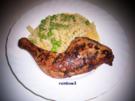 Kochen: Hähnchenschenkel mit Chilli-Joghurt-Sauce - Rezept