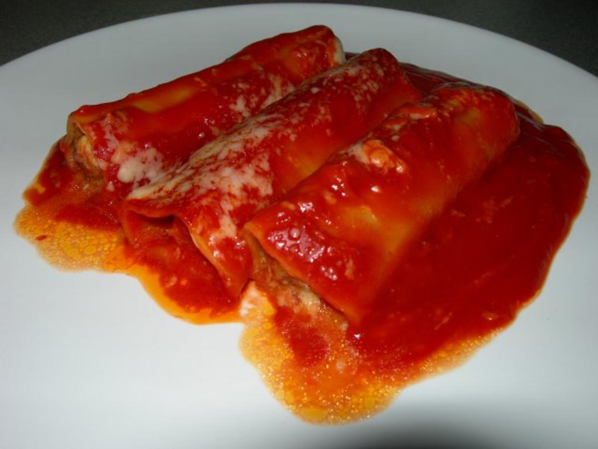 Cannelloni mit Hackfleisch - Rezept