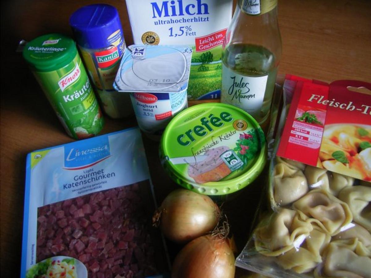 Tortellini's in Frischkäse-Joghurt-Soße - Rezept - Bild Nr. 2