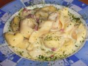 Tortellini's in Frischkäse-Joghurt-Soße - Rezept