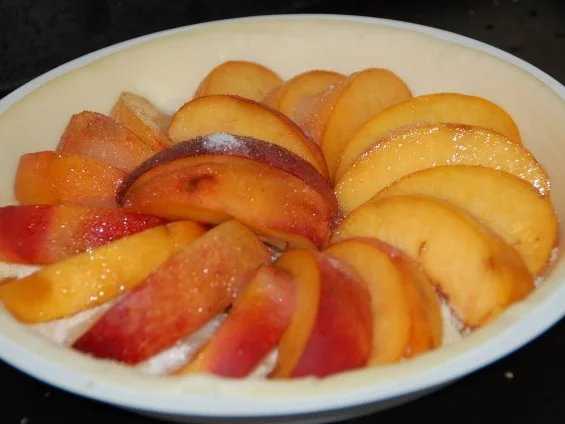 Rezept: TARTE AUX NECTARINES --- NEKTARINENWÄHE Bild Nr. 2 TARTE AUX NECTARINES --- NEKTARINENWÄHE - Rezept - Bild Nr. 2