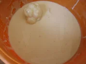 Resteverwertung - Blumenkohl im Backteig mit Käsesößle - Rezept