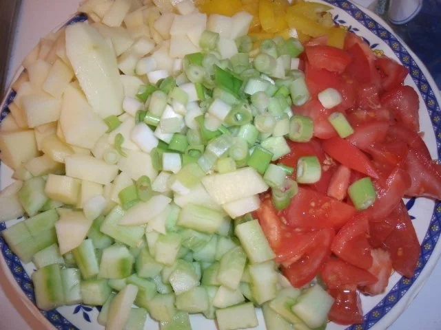 Forellen auf buntem Kräuter-Gemüsereis - Rezept - Bild Nr. 5