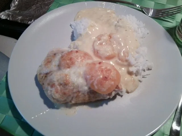 Rezept: Überbackene Putenbrustfilets mit Aprikosen an Weißwein-Sahnesoße Bild Nr. 3 Überbackene Putenbrustfilets mit Aprikosen an Weißwein-Sahnesoße - Rezept - Bild Nr. 3