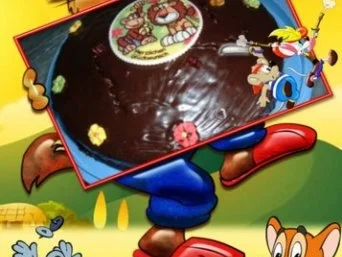 Kuchen : Marmorkuchen mit Anhang - Rezept