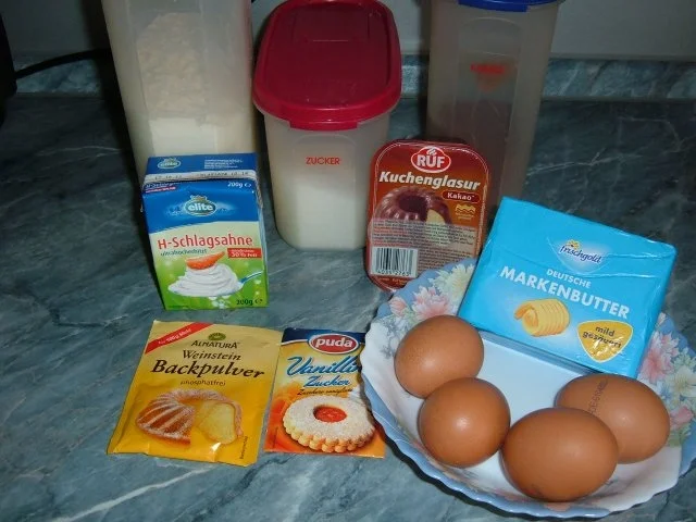 Kuchen : Marmorkuchen mit Anhang - Rezept - Bild Nr. 3