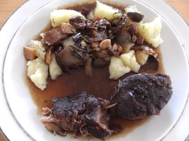 Fleisch: Rinderwade, geschmort, mediterran - Rezept