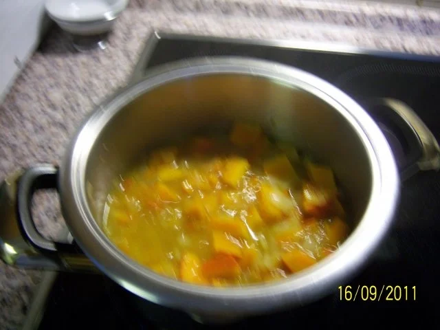 Rezept: Kürbissuppe Bild Nr. 3 Kürbissuppe - Rezept - Bild Nr. 3