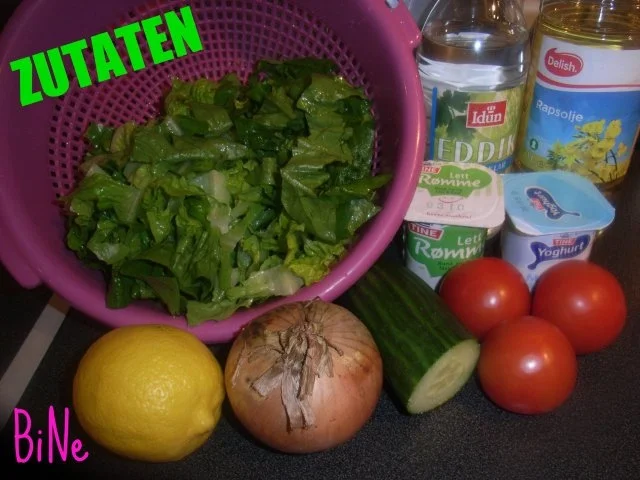 Rezept: BiNe` S GRUEN - ROT - GRUEN - SALAT Bild Nr. 2 BiNe` S GRUEN - ROT - GRUEN - SALAT - Rezept - Bild Nr. 2