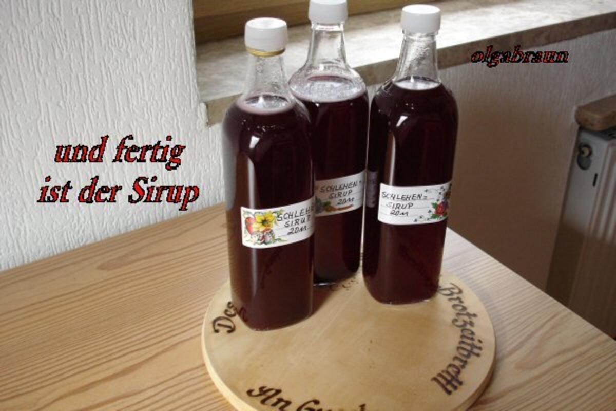 Schlehen-Sirup - Rezept