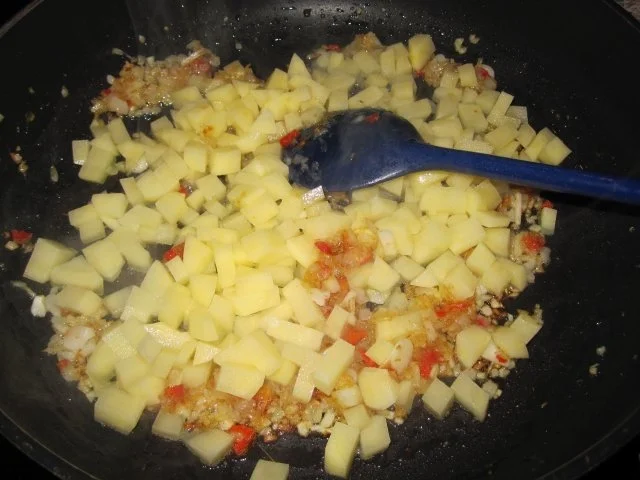 Bunte Schinken-Hörnchen-Pfanne - Rezept - Bild Nr. 4