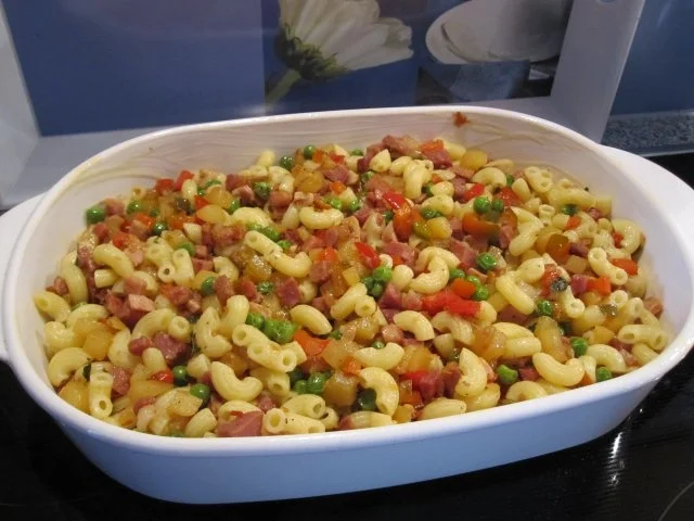 Bunte Schinken-Hörnchen-Pfanne - Rezept - Bild Nr. 12