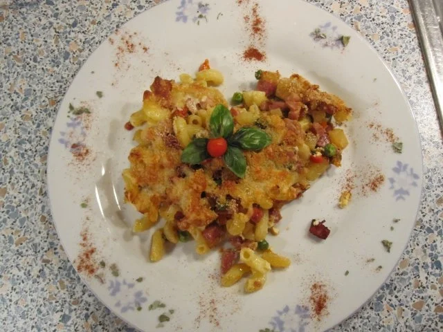 Bunte Schinken-Hörnchen-Pfanne - Rezept - Bild Nr. 2