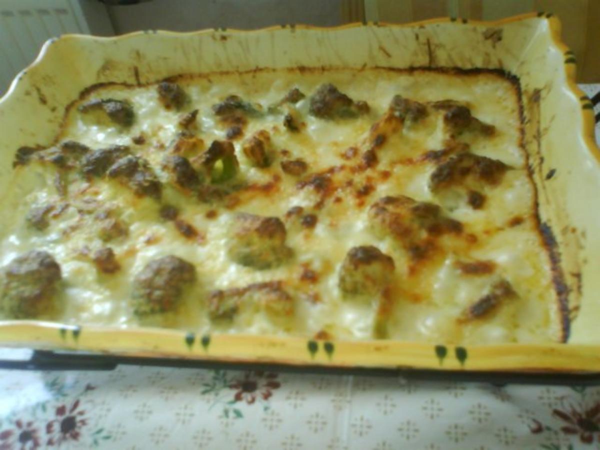 Gratinierter Broccoli mit Schinkennudeln - Rezept - Bild Nr. 11
