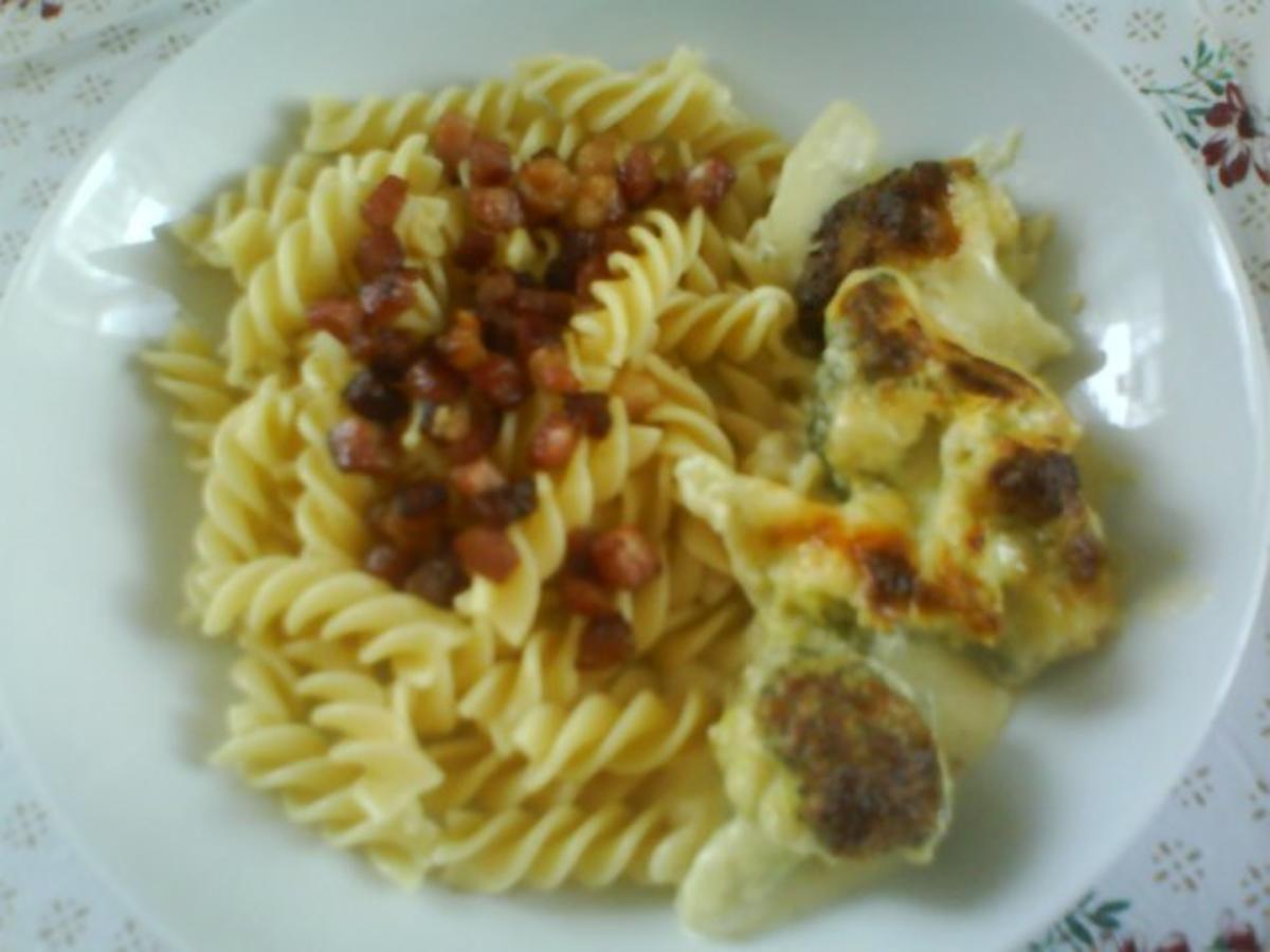 Gratinierter Broccoli mit Schinkennudeln - Rezept - Bild Nr. 13