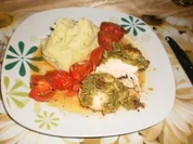 Hähnchenfilet mit Pestokruste - Rezept