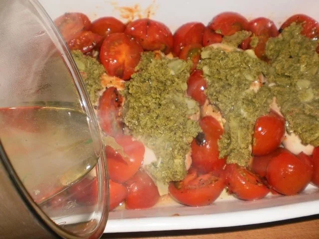 Rezept: Hähnchenfilet mit Pestokruste Bild Nr. 9 Hähnchenfilet mit Pestokruste - Rezept - Bild Nr. 9