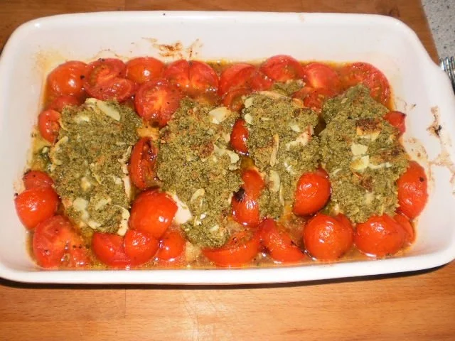 Rezept: Hähnchenfilet mit Pestokruste Bild Nr. 12 Hähnchenfilet mit Pestokruste - Rezept - Bild Nr. 12