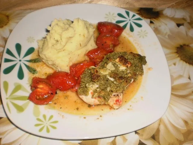 Rezept: Hähnchenfilet mit Pestokruste Bild Nr. 13 Hähnchenfilet mit Pestokruste - Rezept - Bild Nr. 13