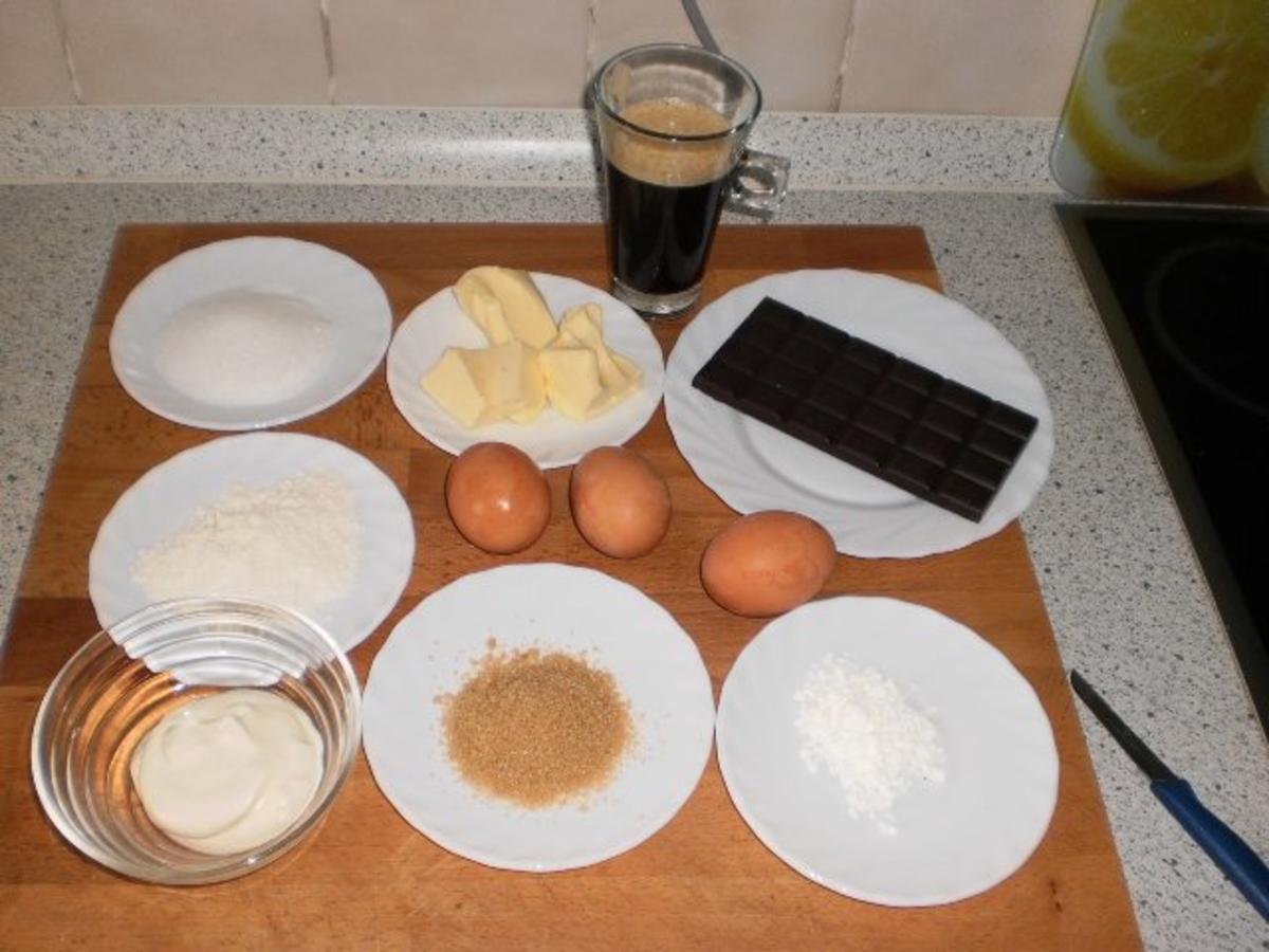 Warmer Schoko-Kaffee-Kuchen - Rezept - Bild Nr. 2