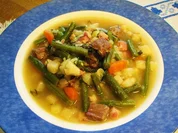 Grüne Bohnensuppe ... - Rezept