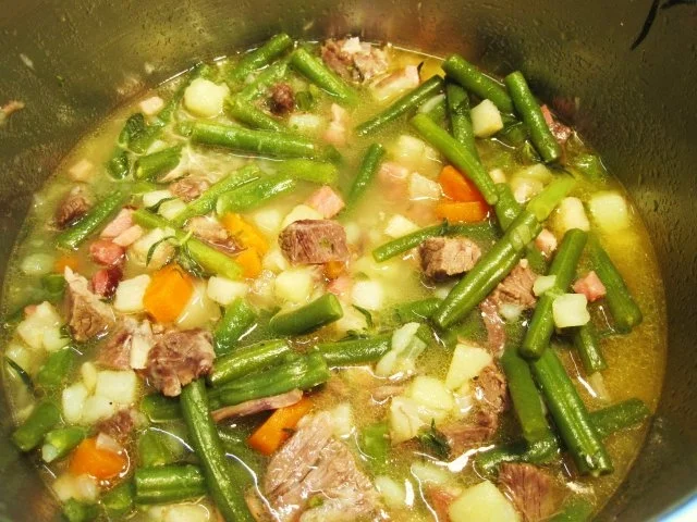 Rezept: Grüne Bohnensuppe ... Bild Nr. 5 Grüne Bohnensuppe ... - Rezept - Bild Nr. 5