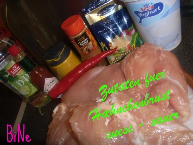 BiNe` S HÆHNCHENBRUST SUESS - SAUER - Rezept - Bild Nr. 2