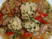 Markklößchensuppe „á là grandmère„ - Rezept