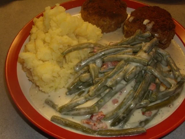 Grüne Bohnen in einer hellen Sosse - Rezept