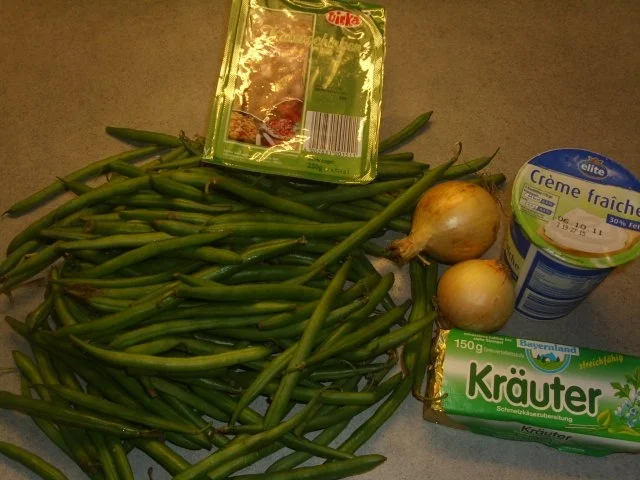 Grüne Bohnen in einer hellen Sosse - Rezept - Bild Nr. 2