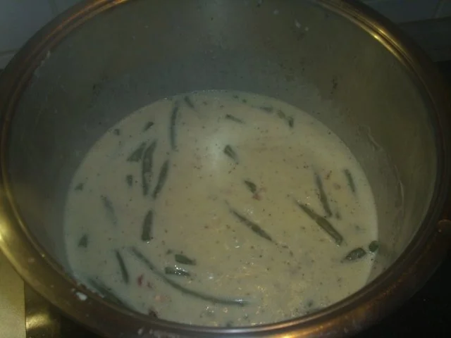 Grüne Bohnen in einer hellen Sosse - Rezept - Bild Nr. 4