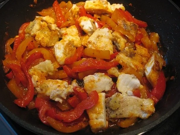 Steinbutt-Paprika-Pfanne - Rezept - Bild Nr. 2