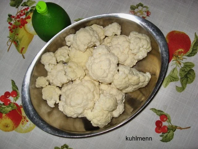 Rezept: Blumenkohl mit Schinken/Käse-Soße Bild Nr. 2 Blumenkohl mit Schinken/Käse-Soße - Rezept - Bild Nr. 2