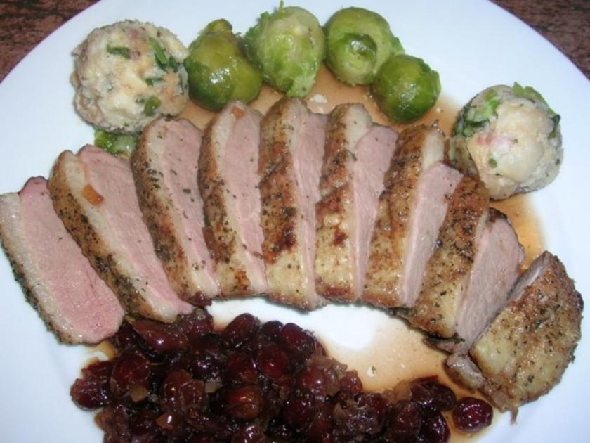 Barbarie Entenbrust NT in Portwein Orangenjus mit ... Barbarie Entenbrust NT in Portwein Orangenjus mit ...