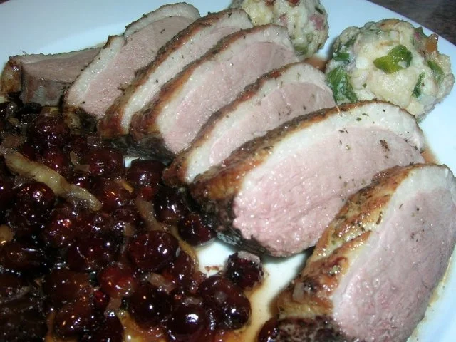 Barbarie Entenbrust NT in Portwein-Orangenjus mit Lauchkräuterknödelchen - Rezept - Bild Nr. 6