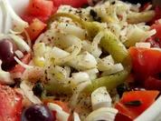 Gebackener Schafskäse; mediterran, gesund und vegetarisch - Rezept - Bild Nr. 1067