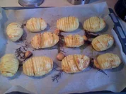 Leo´s knusprige Kartoffelfächer - Rezept