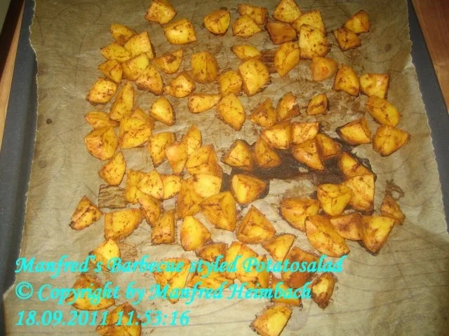 Kartoffeln – Manfred’s Barbecue styled Potatosalad - Rezept - Bild Nr. 5