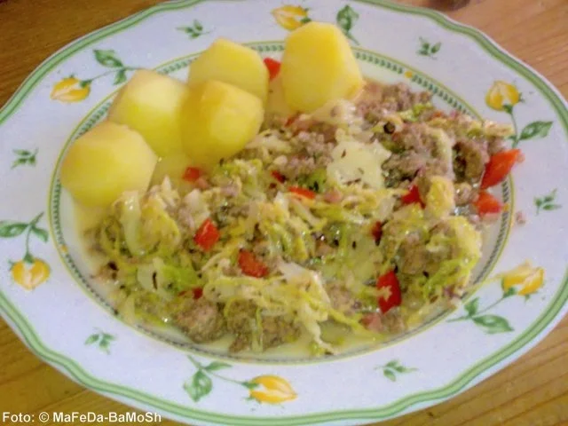 Herzhafte Wirsing-Hack-Pfanne - Rezept - Bild Nr. 2