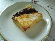 Preißelbeerbienenstich - Rezept