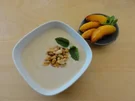 Espresso-Joghurt mit Honig und karamelisierten Nektarinen - Rezept