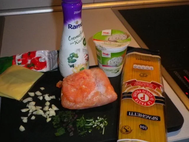 Kräuter - Lachs - Spaghetti - Rezept - Bild Nr. 3