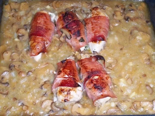 Hähnchenbrustfiet im Schinkenmantel - Rezept