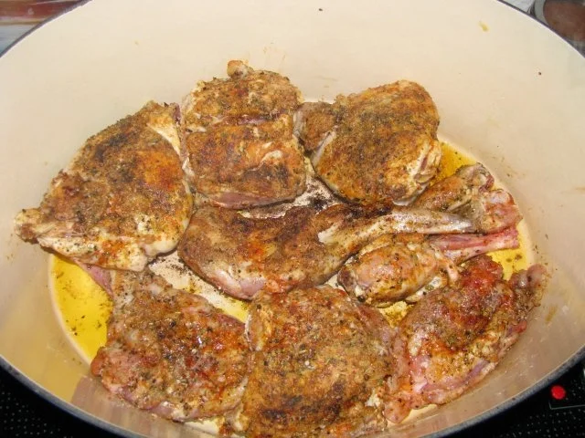 Rezept: Wild: Kaninchenragout mit Klößen Bild Nr. 3 Wild: Kaninchenragout mit Klößen - Rezept - Bild Nr. 3