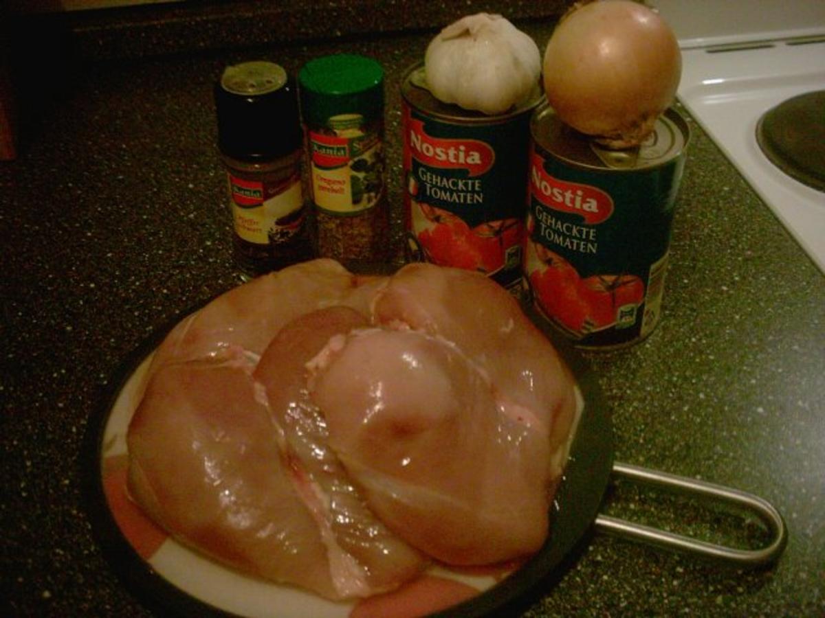 Hähnchenbrust in Tomatensoße aus dem Ofen - Rezept - Bild Nr. 2