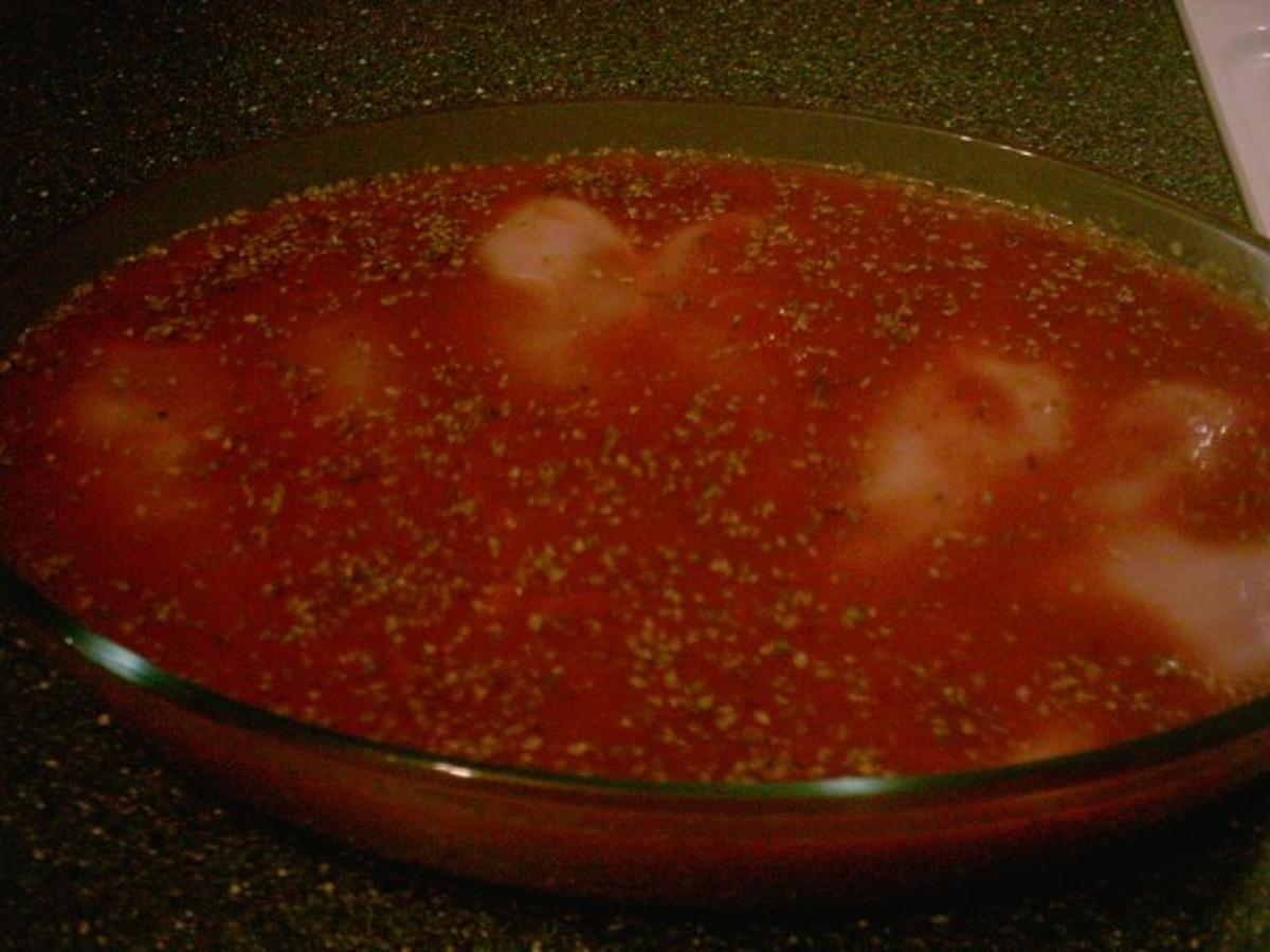 Hähnchenbrust in Tomatensoße aus dem Ofen - Rezept - Bild Nr. 5