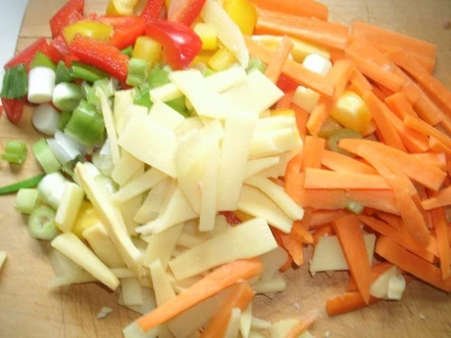 Rezept: Doppelt gebackenes Schweinefleisch mit Wirsing Bild Nr. 5 Doppelt gebackenes Schweinefleisch mit Wirsing - Rezept - Bild Nr. 5