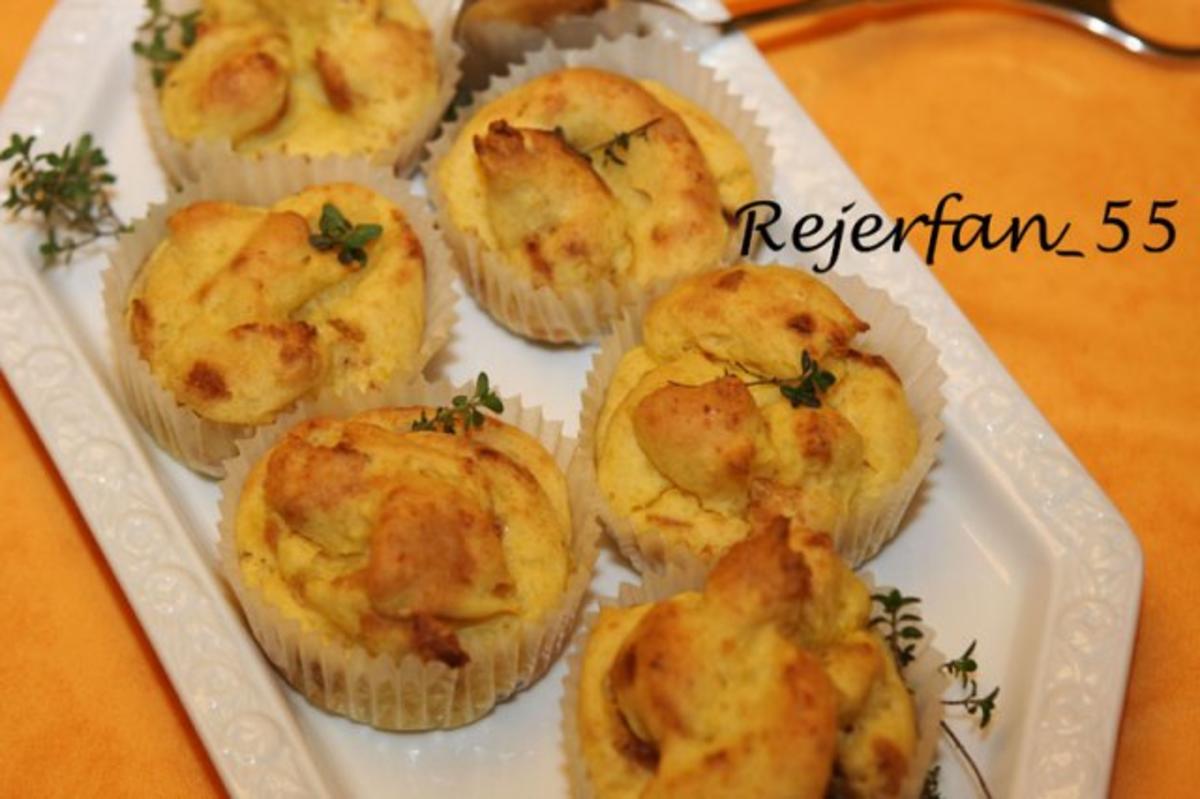 Kartoffelmuffins mit Röstzwiebeln - Rezept